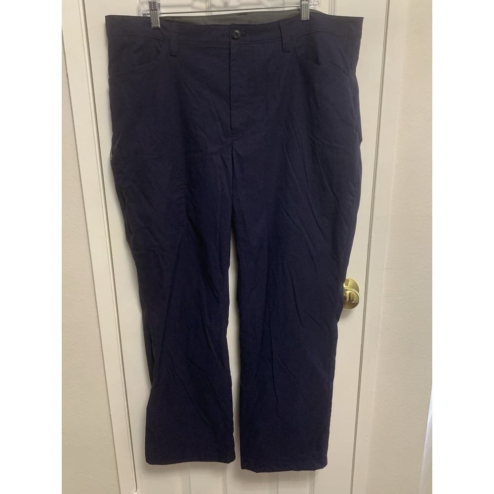 Eddie Bauer Fleece Lined Tech Hike Blue Pants 40 x 30